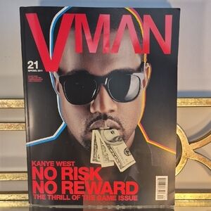 VMAN KANYE WEST NO RISK NO REWARD COVER-Magazine Spring 2011 Issue
